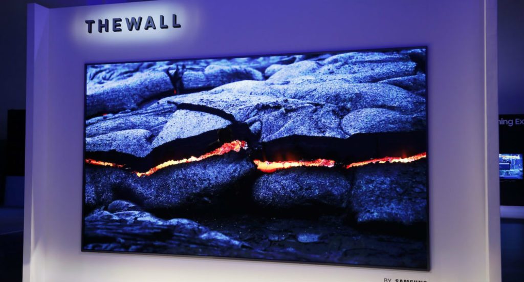 La pared Samsung Modular Smart TV