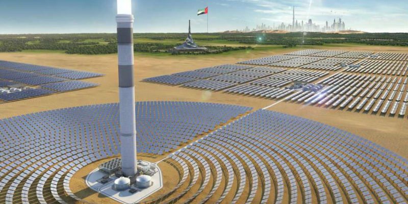 Mega parque solar en Dubái