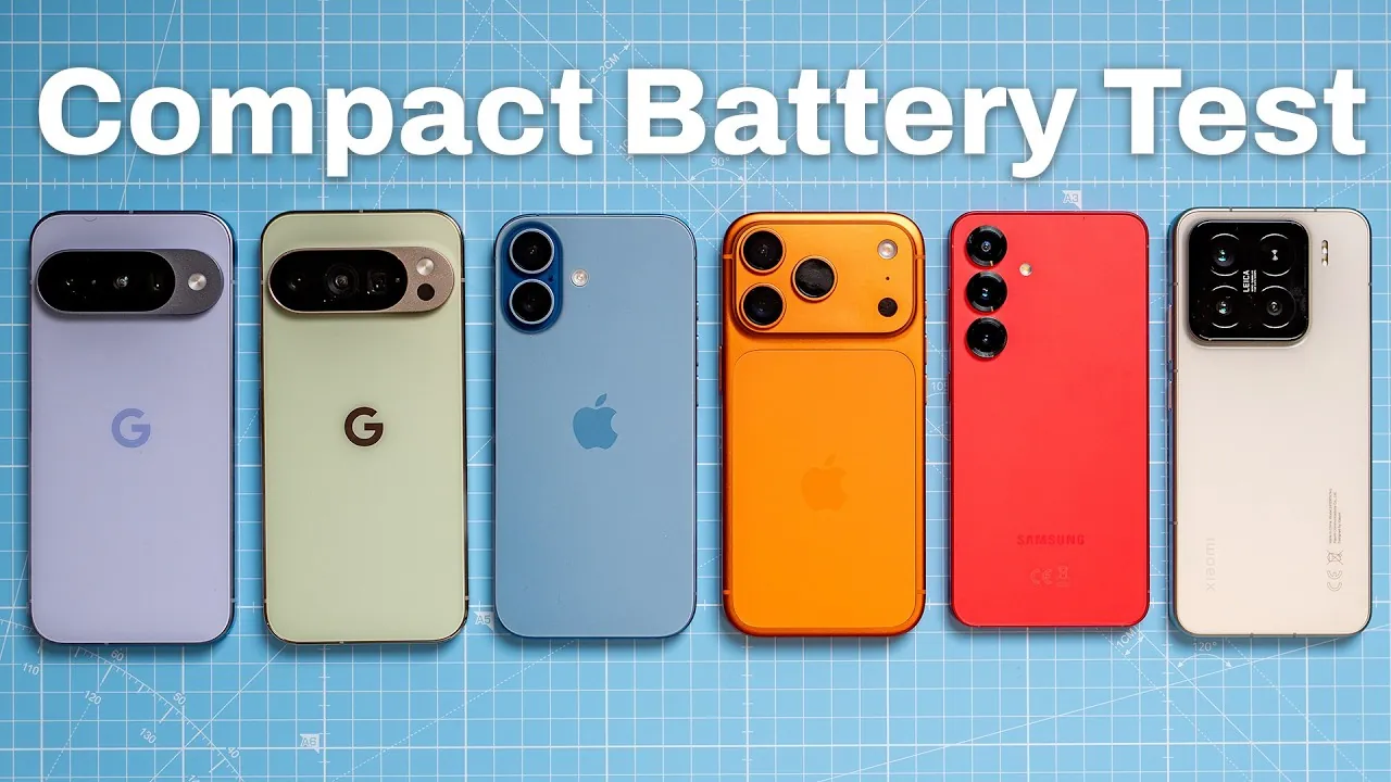 iPhone 17 Pro and Pixel 10 battery comparison chart